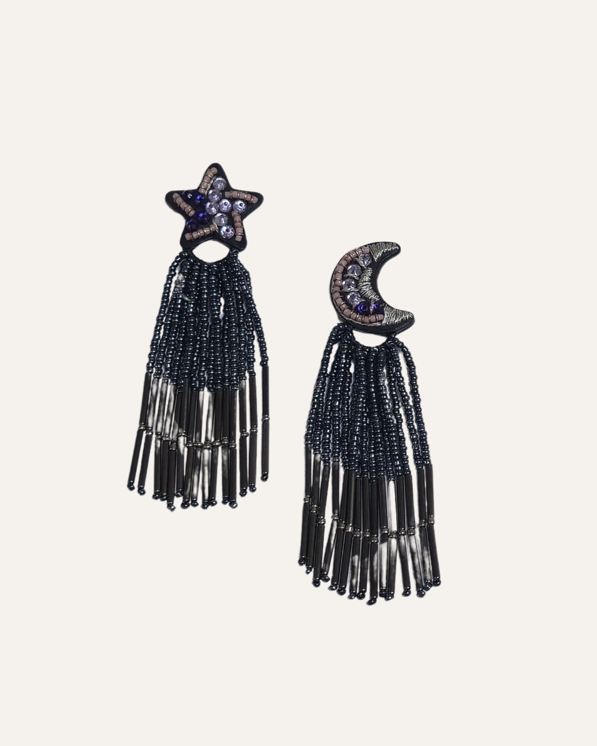 Embroidered Star and Moon Chandelier