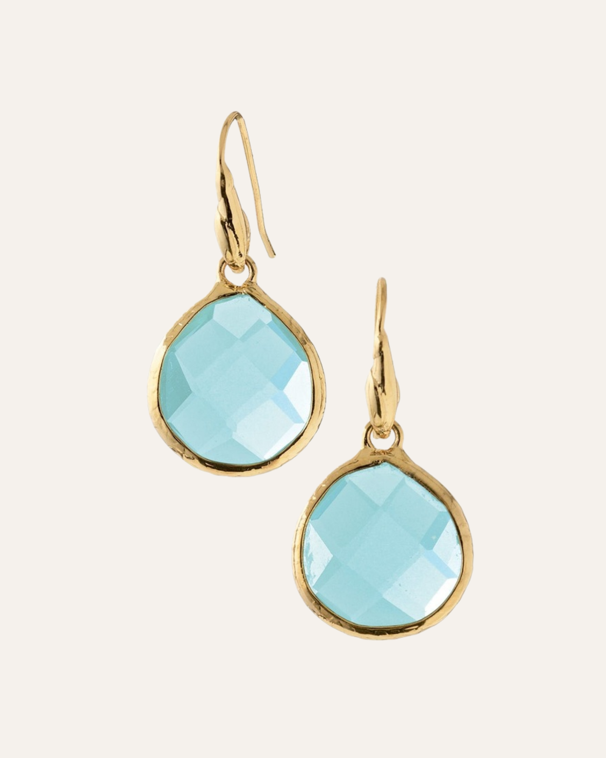 Serenity Small Stone Drops - Aqua