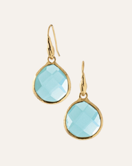 Serenity Small Stone Drops - Aqua