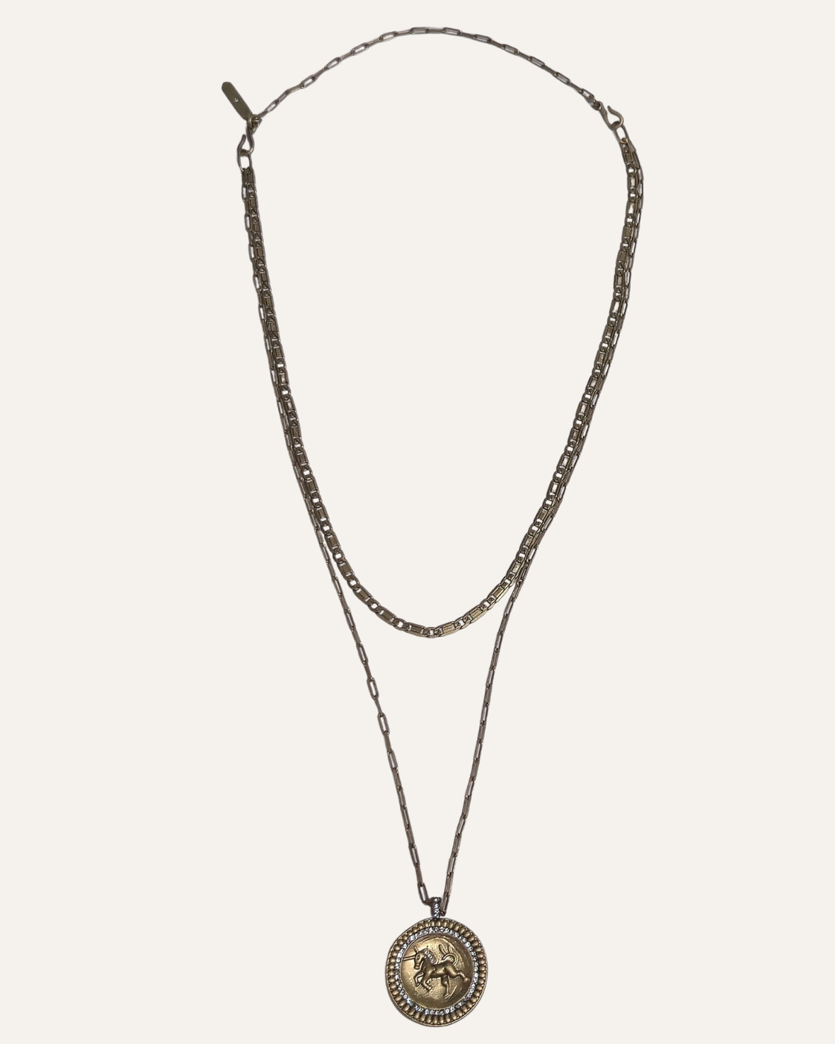 Layered Unicorn Necklace [N1109G]