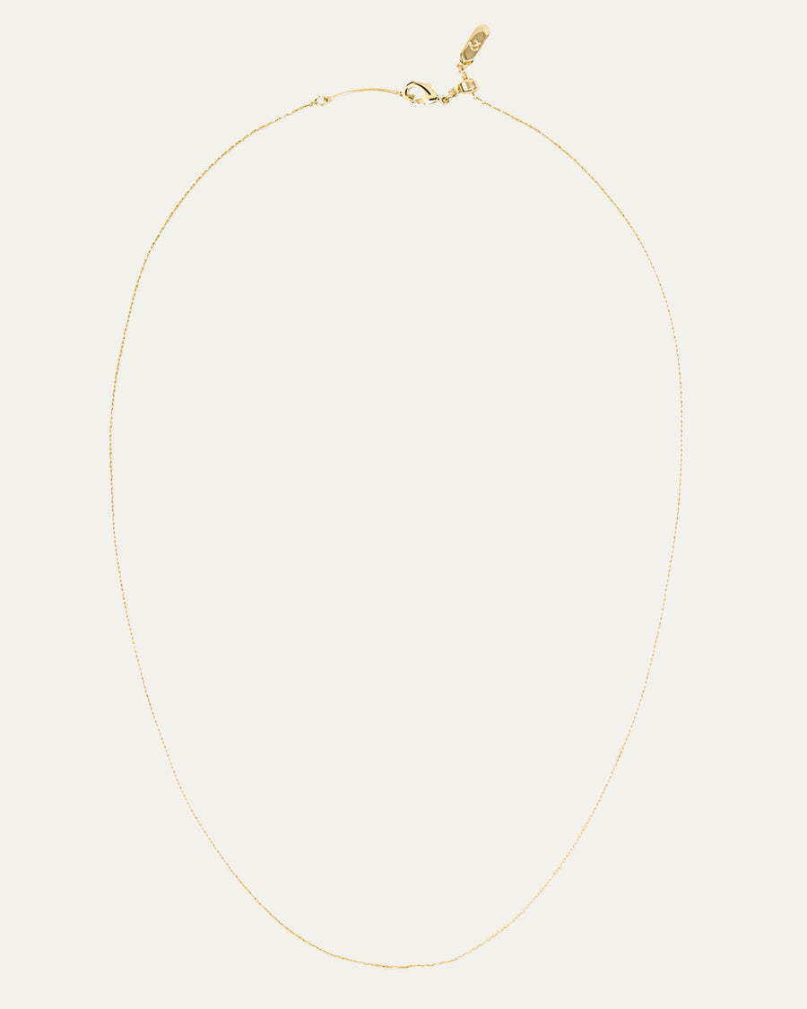 Delicate Adjustable 20" Cable Chain | Gold