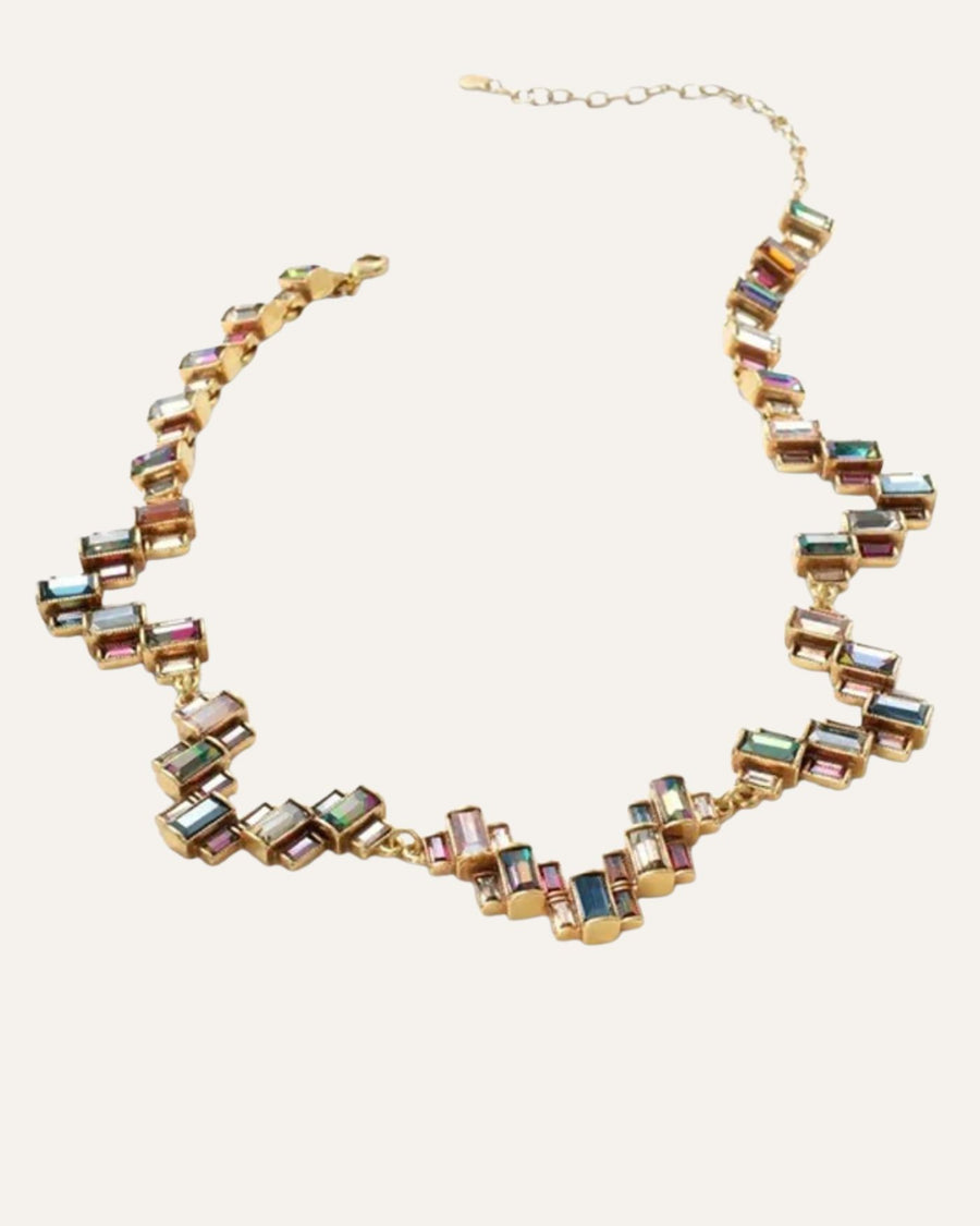 Hatley Multicolor Baguette Necklace