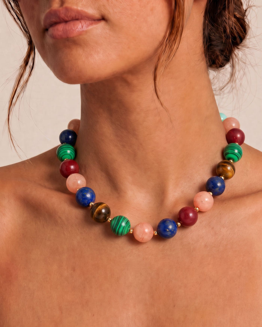 Helena Multi Gumball Necklace