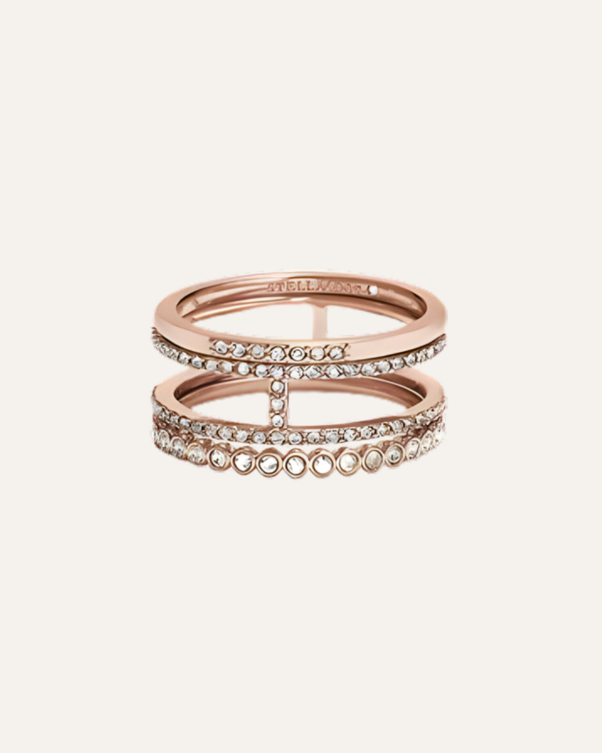 Imperial Stacking Rings | Rose Gold