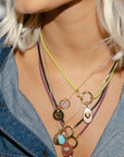 Protective Eye & Rose Quartz Necklace