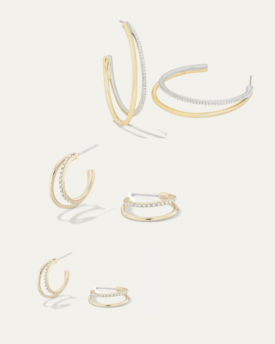 Julie Double Hoop Ear-Scape Bundle