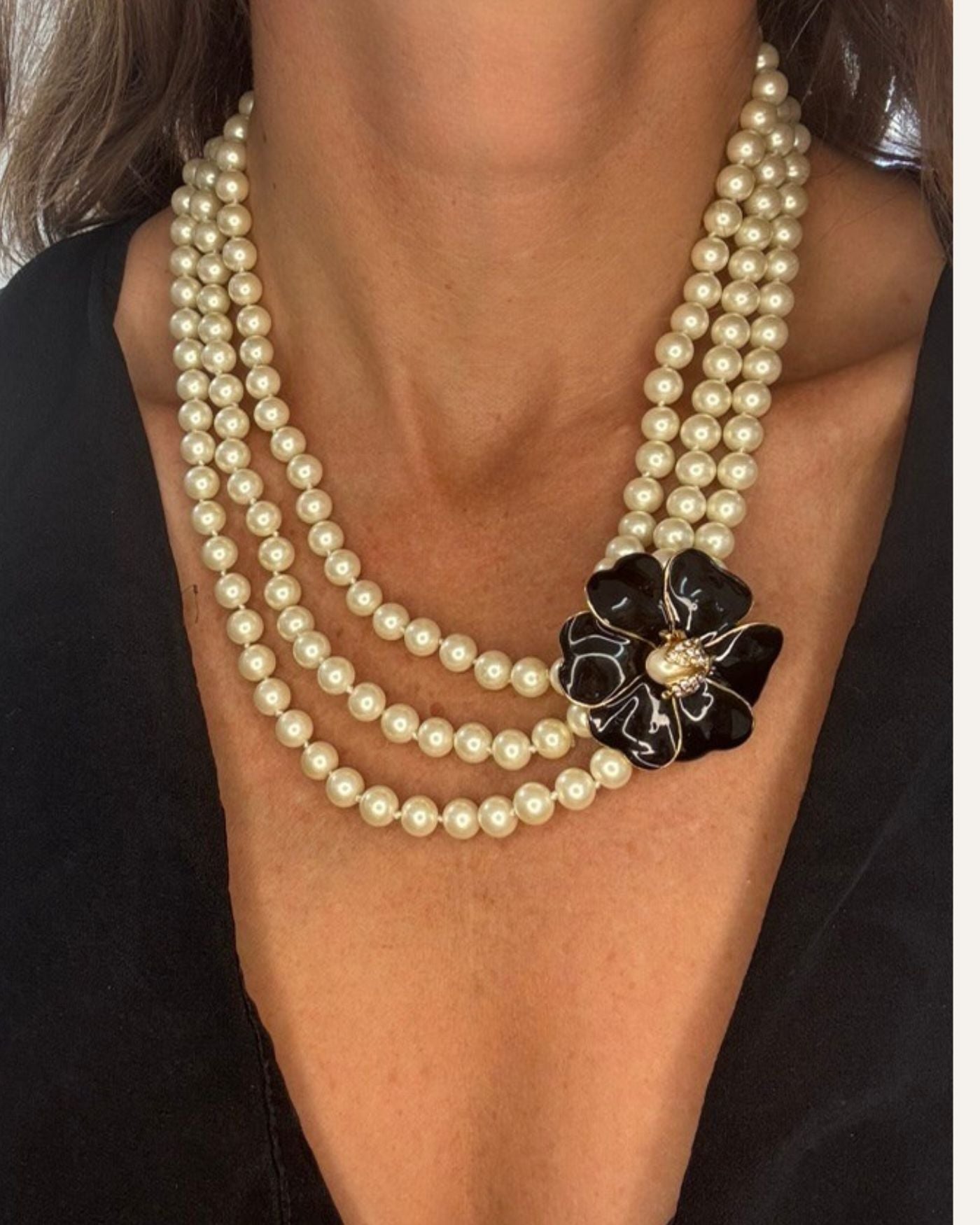 Pearl Multistrand Kelly Necklace - Final Sale
