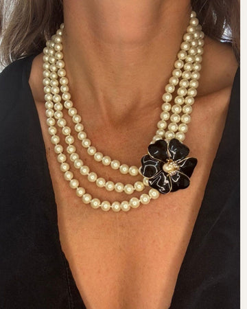 Pearl Multistrand Kelly Necklace - Final Sale