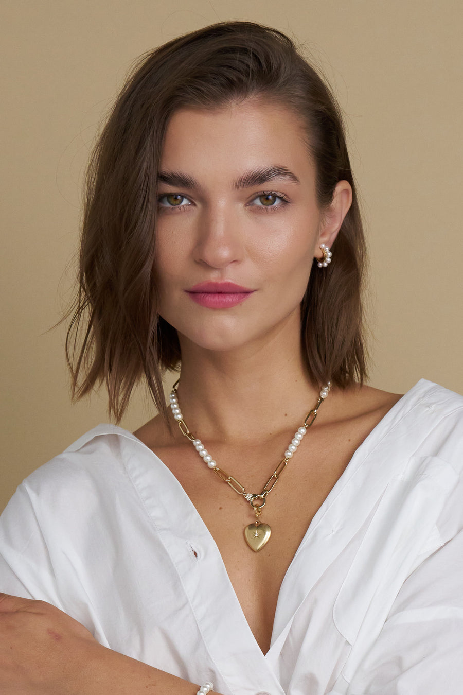 Solid Heart Tatum Charm