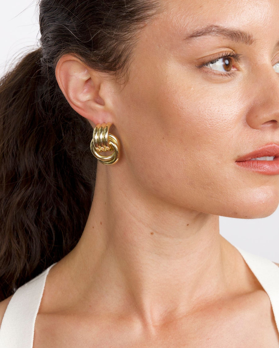 Love Knocker Knot Earring