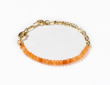 Charlotte Coral Gemstone Bracelet | Peace
