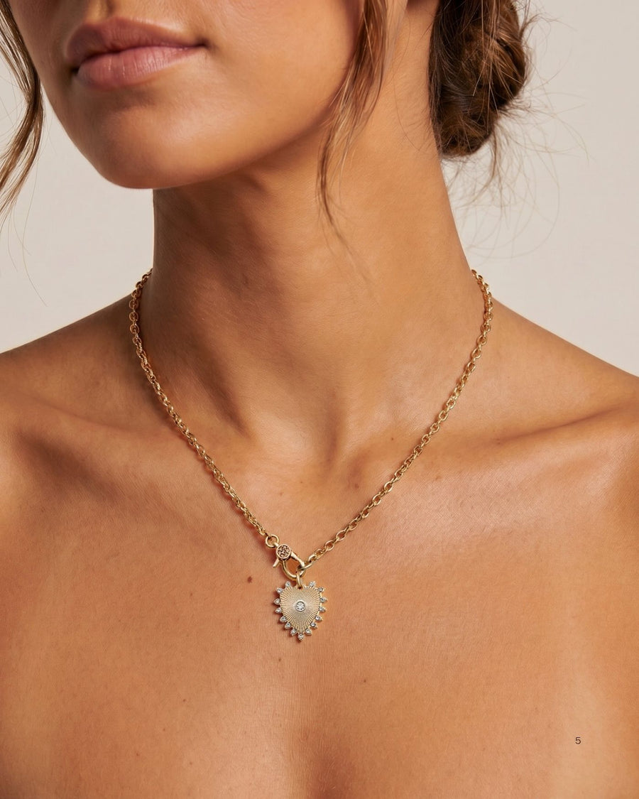 Mini Stevie Heart Necklace