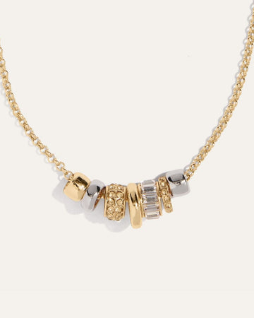 Multi Rondelle Necklace