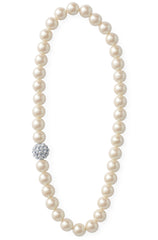 Pearl Necklace with Crystal