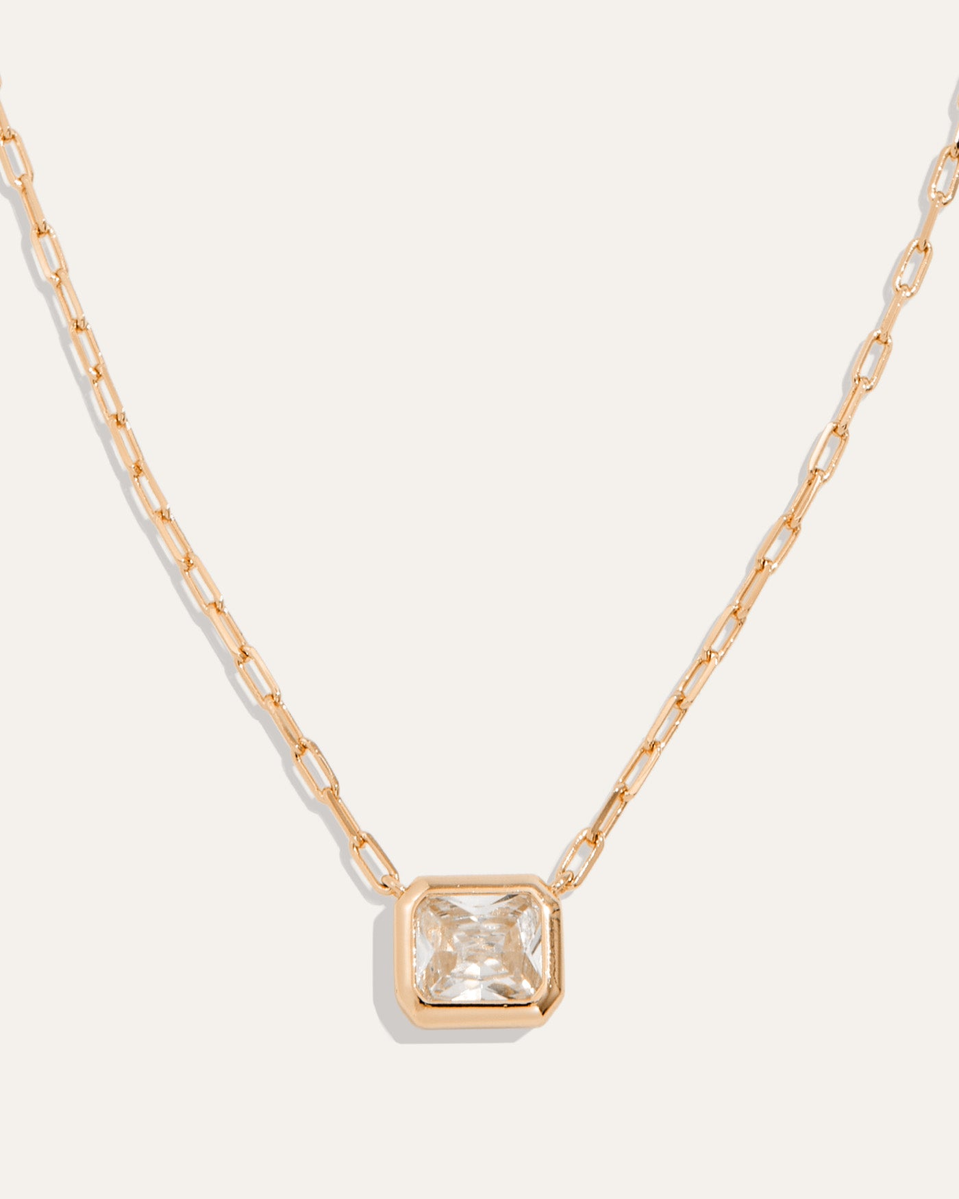 Bezel Set Essential Necklace