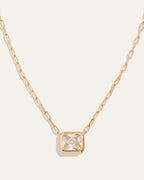 Bezel Set Essential Necklace