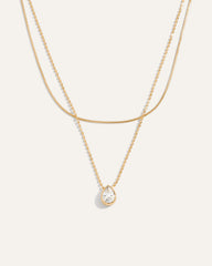Elisa Pre-Layered Reversible Necklace