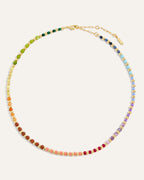 Kate Gemstone Necklace in Multi