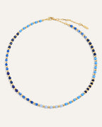 Kate Gemstone Necklace in Blue