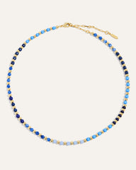 Kate Gemstone Necklace in Blue