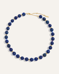 Dot Necklace in Lapis