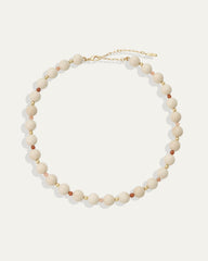 Dot Necklace in Ivory