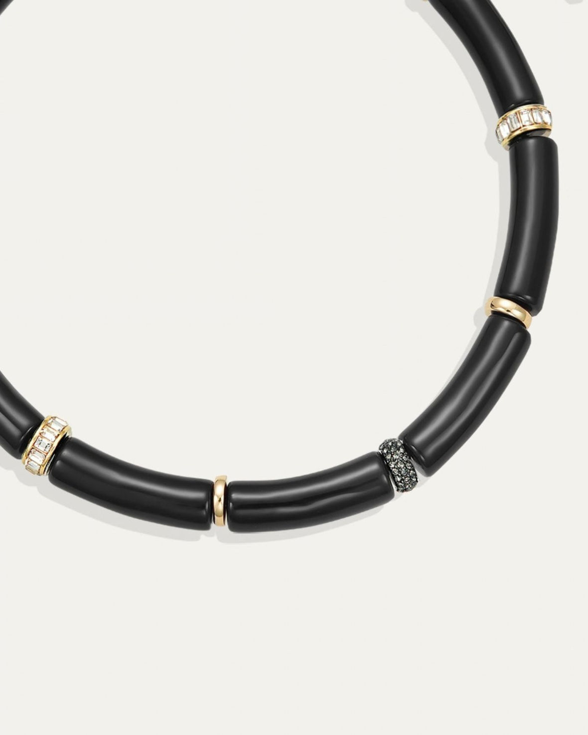 Diana Collar Necklace in Black