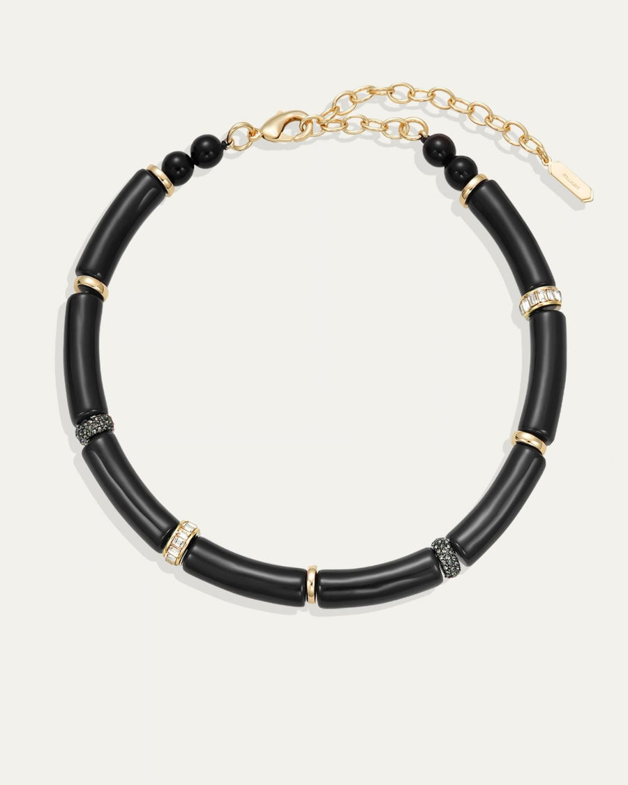 Diana Collar Necklace in Black