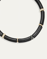 Diana Collar Necklace in Black