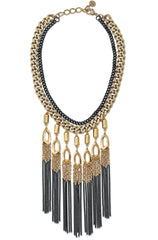 Lillith Fringe Statement Necklace