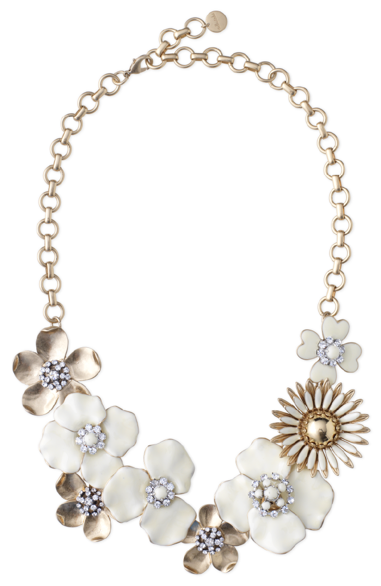 Dot Bloom Statement Necklace