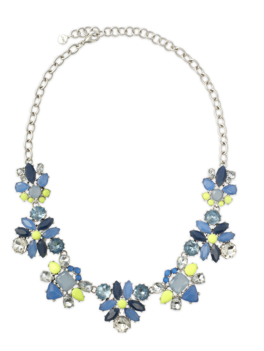 Elodie Statement Necklace Silver