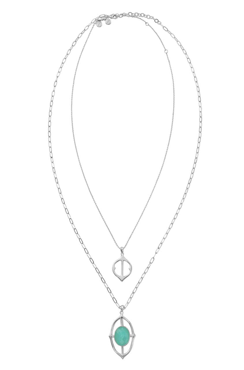 Fortuna Pendant Necklace | Silver
