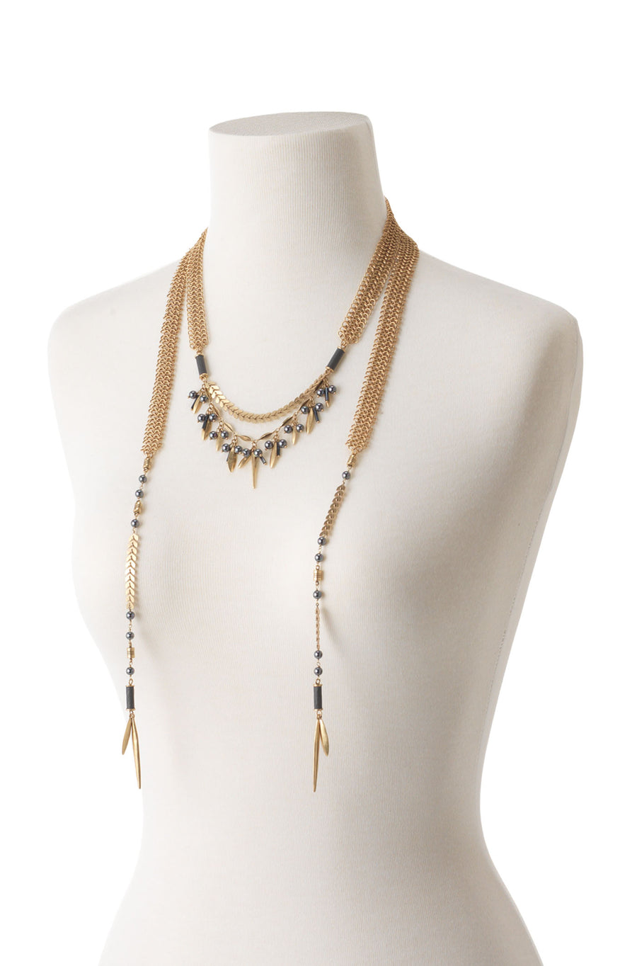 Laurel Lariat Necklace