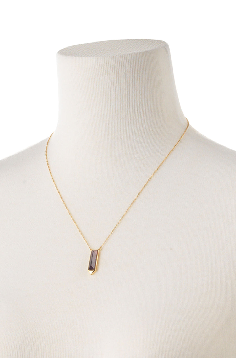 Spear Stone Pendant Necklace