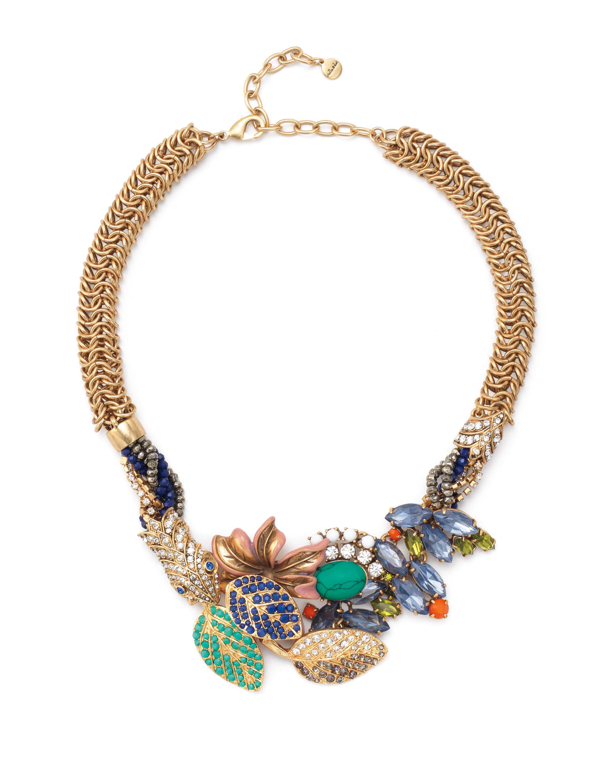 Collage Statement Necklace