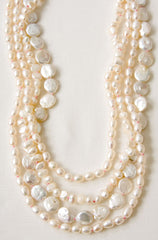 Rosie Multistrand Pearl Necklace