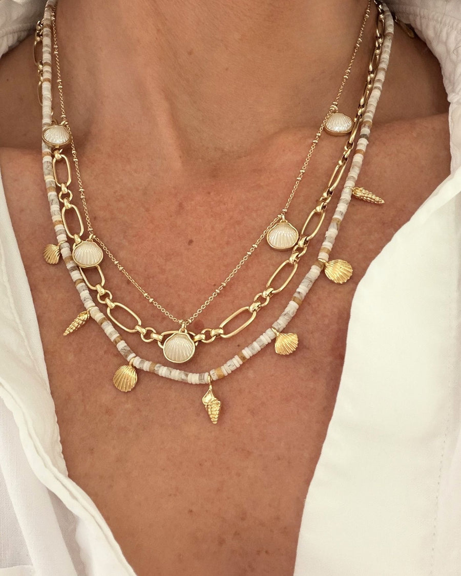Never Released! Beach Strands Triple Layered Necklace