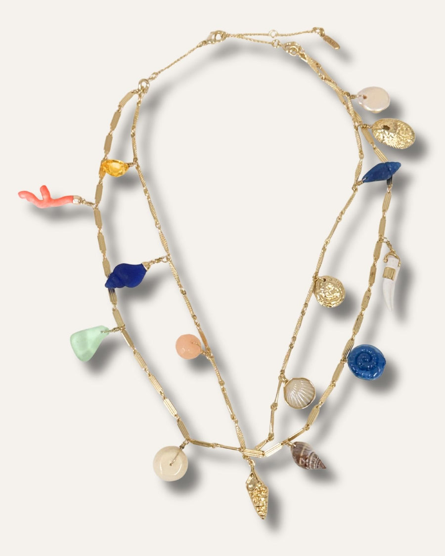 Never Released! Sea Treasures Layering Double Strand Necklace