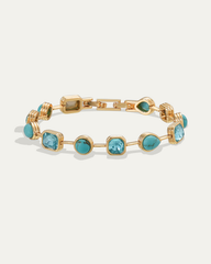 Naomie Tennis Bracelet in Turquoise