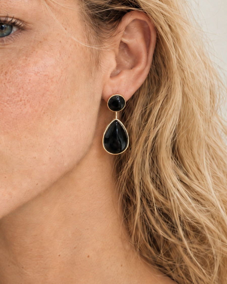 Naomie Convertible Statement Earrings in Midnight Multi