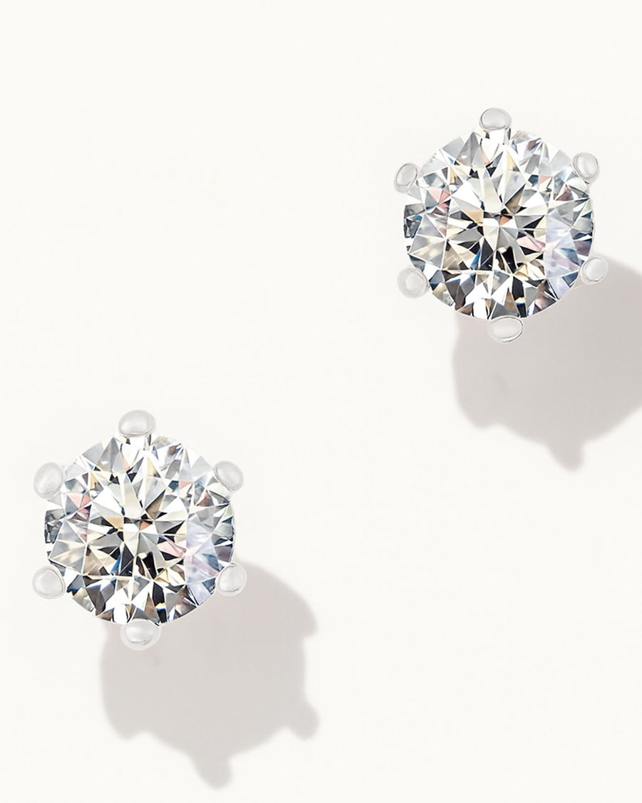 Sparkle Diamond Stud Earrings