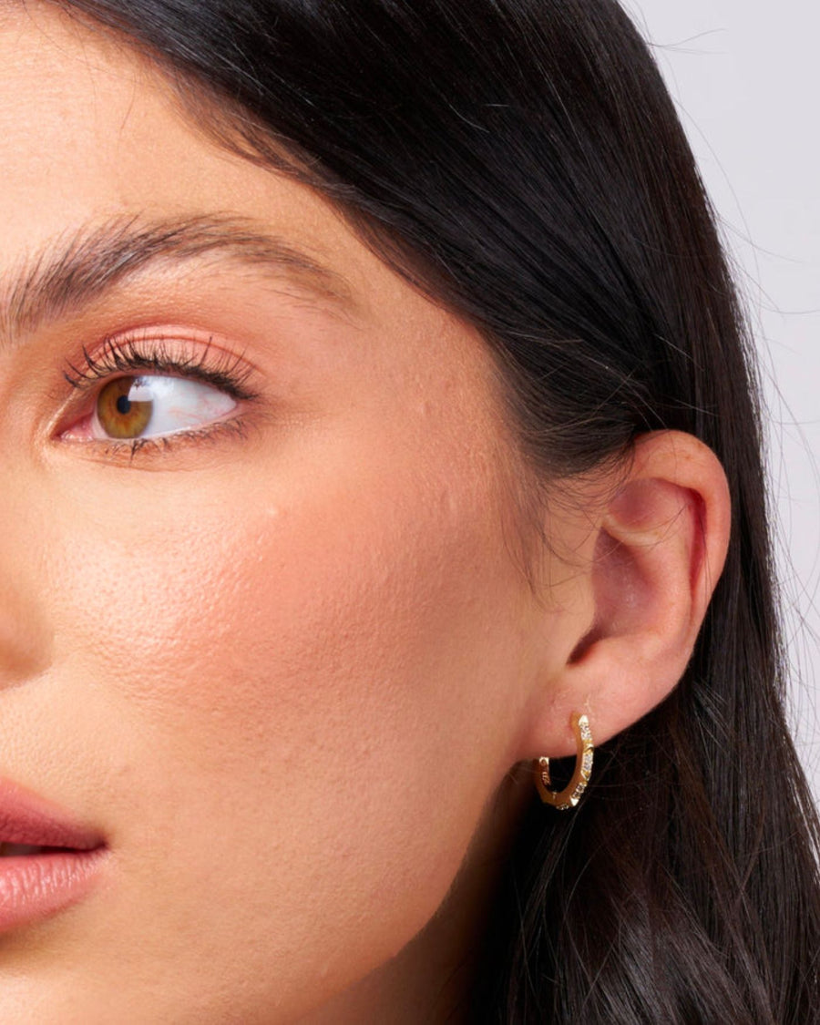 Charlotte Renegade Hoop Earrings | 3/4"