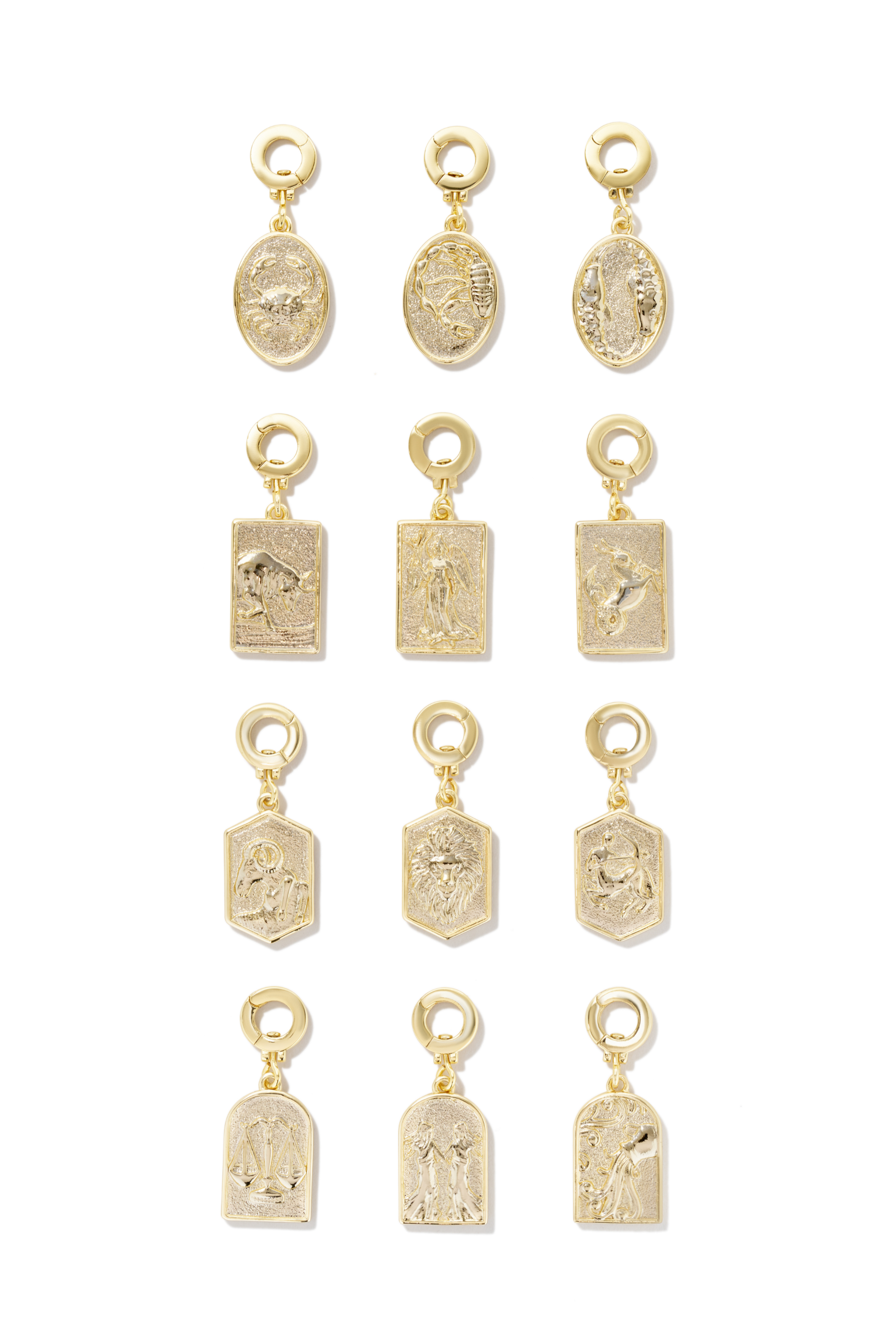Reversible Zodiac Charms