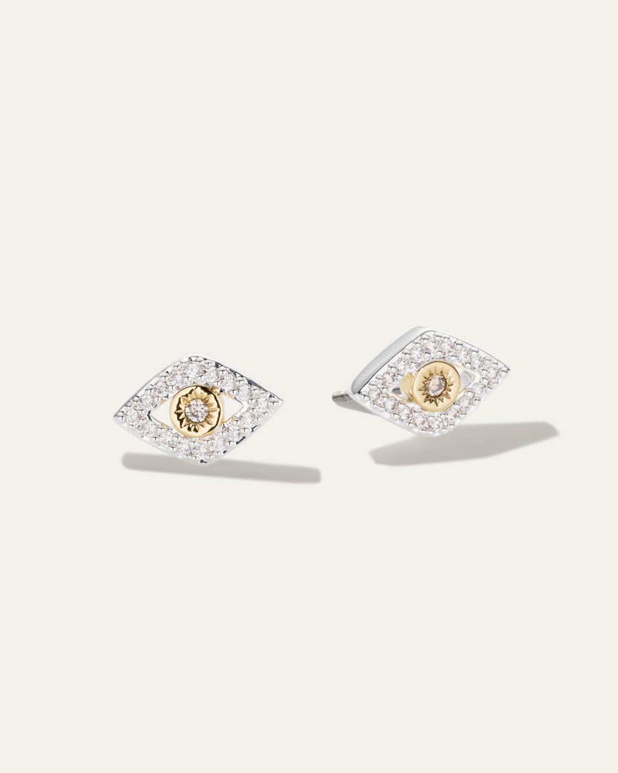 Protective Eye Stud Earrings
