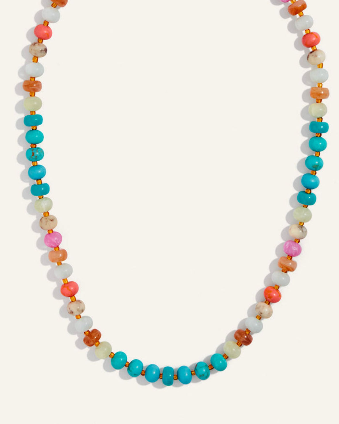 Pastel Beaded Candy Necklace