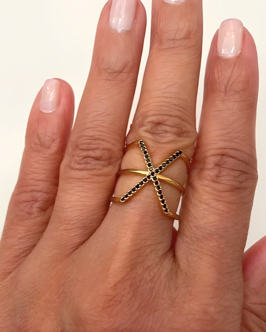 Pave Sphinx Ring | Gold