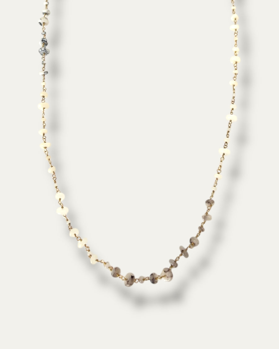 Modern Bohemian Ombre Layering Necklace