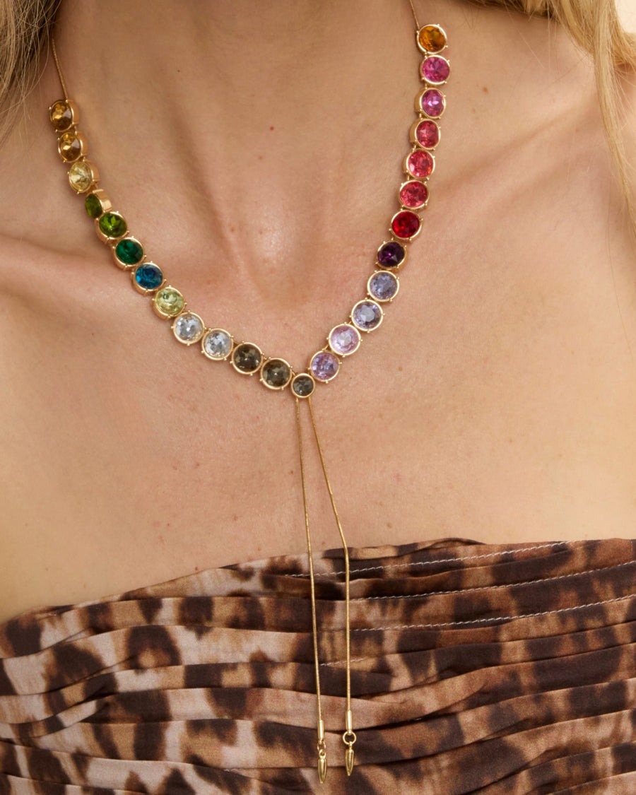 Rainbow Crystal Necklace