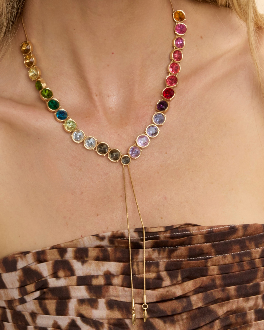 Rainbow Crystal Necklace
